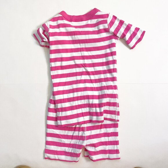 Hanna Andersson Pink Striped PJ Set, Size 5 - Picture 2 of 7